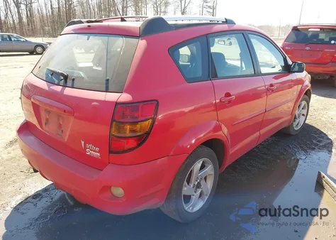 2004 Pontiac Vibe z USA, uszkodzony, nr VIN 5Y2SL62854Z445342